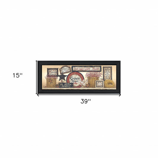 Sign Collector Black Framed Print Wall Art