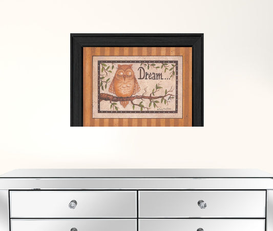 Dream 2 Black Framed Print Wall Art