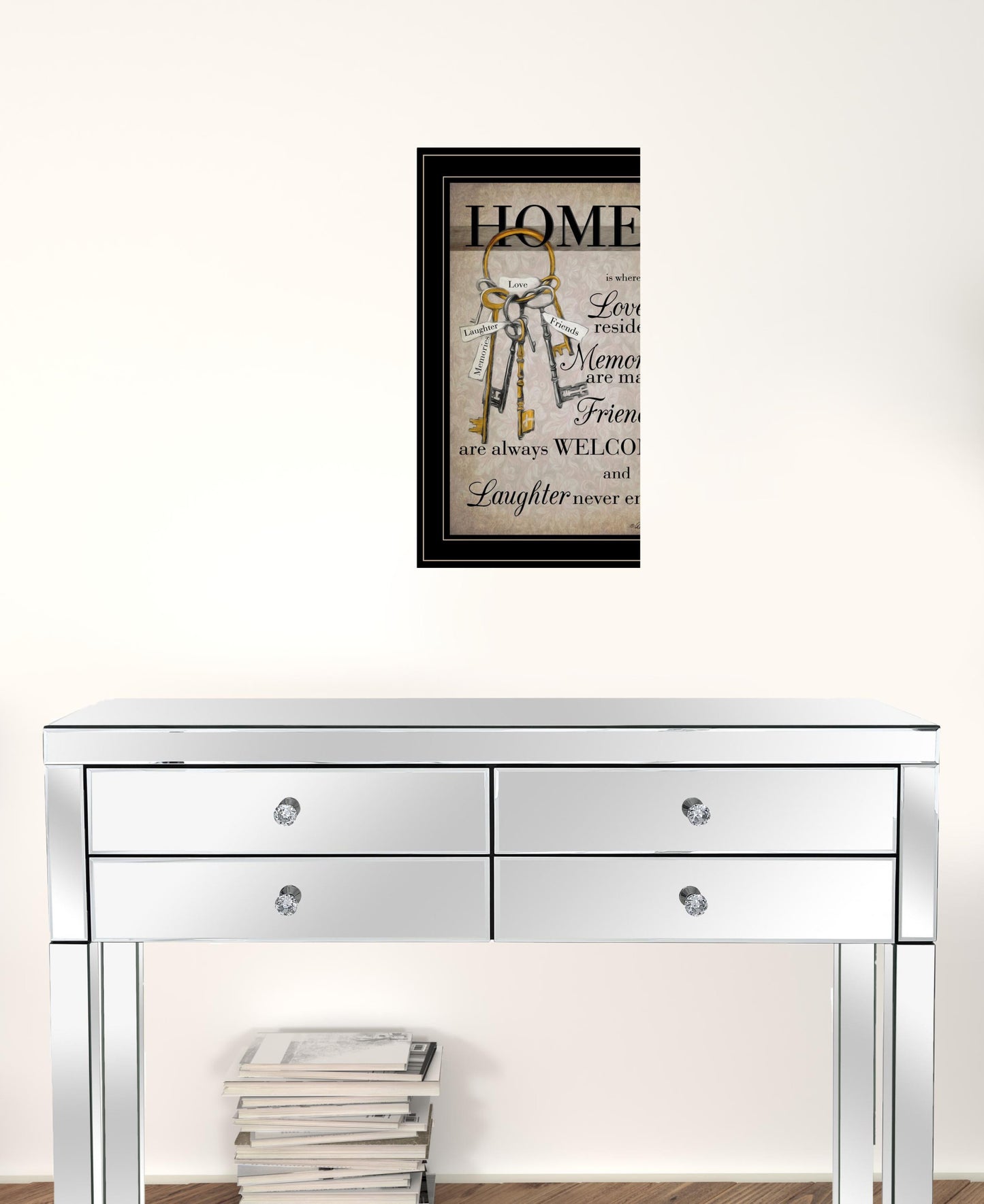 House Keys 2 Black Framed Print Wall Art