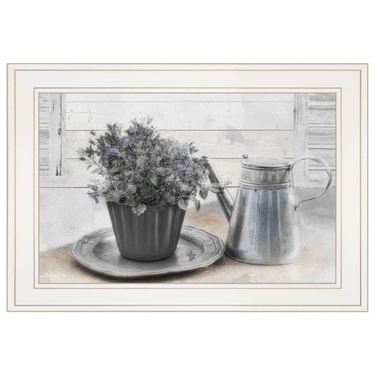 Light And Airy White Framed Print Wall Art
