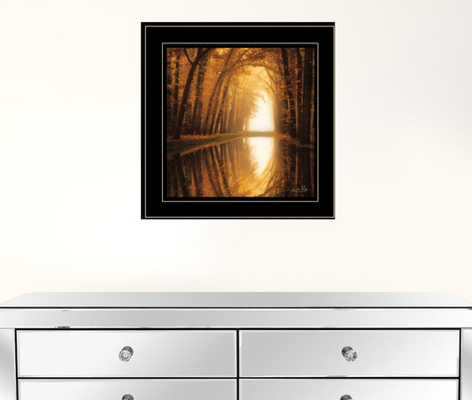 Lochem Reflections 2 Black Framed Print Wall Art