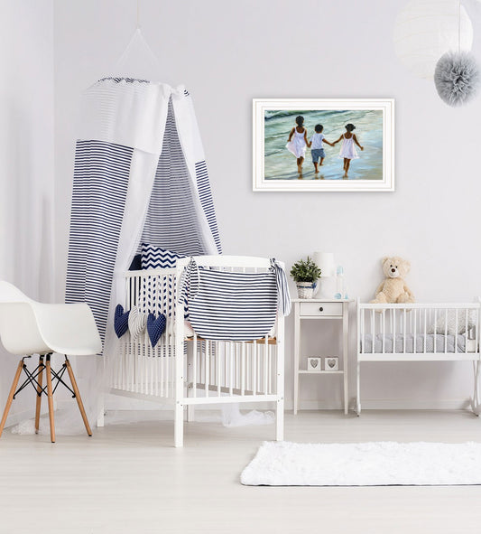 Family And Friends 2 White Framed Print Wall Art