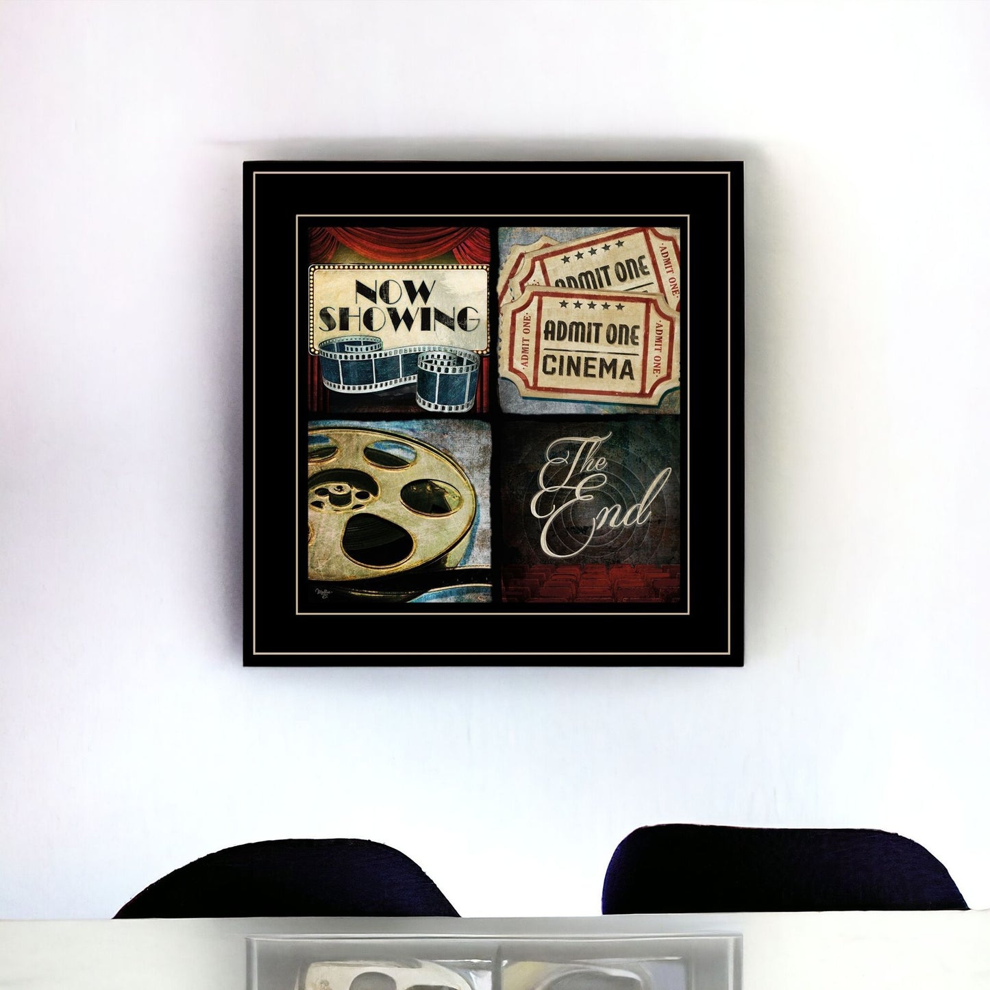 At The Movies I 3 Black Framed Print Wall Art
