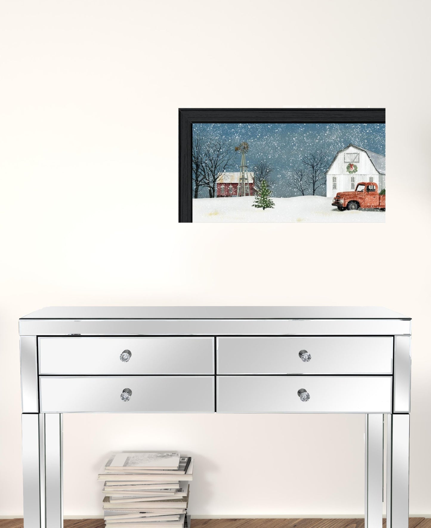 Set Of Four Billy Jacobs Four Seasons Collection VII 4-Piece 2 Black Framed Print Wall Art
