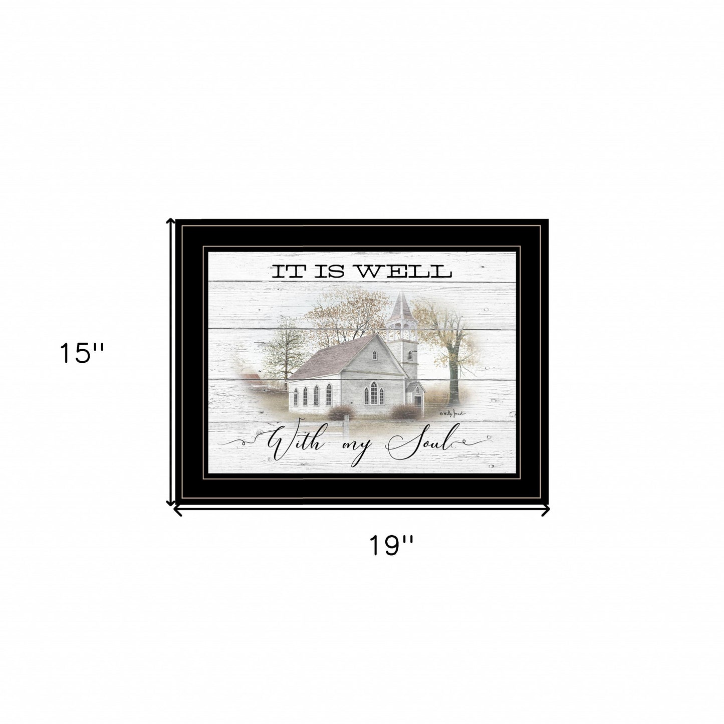 It Is Well 2 Black Framed Print Wall Art