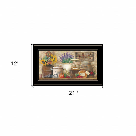Antique Kitchen 5 Black Framed Print Wall Art