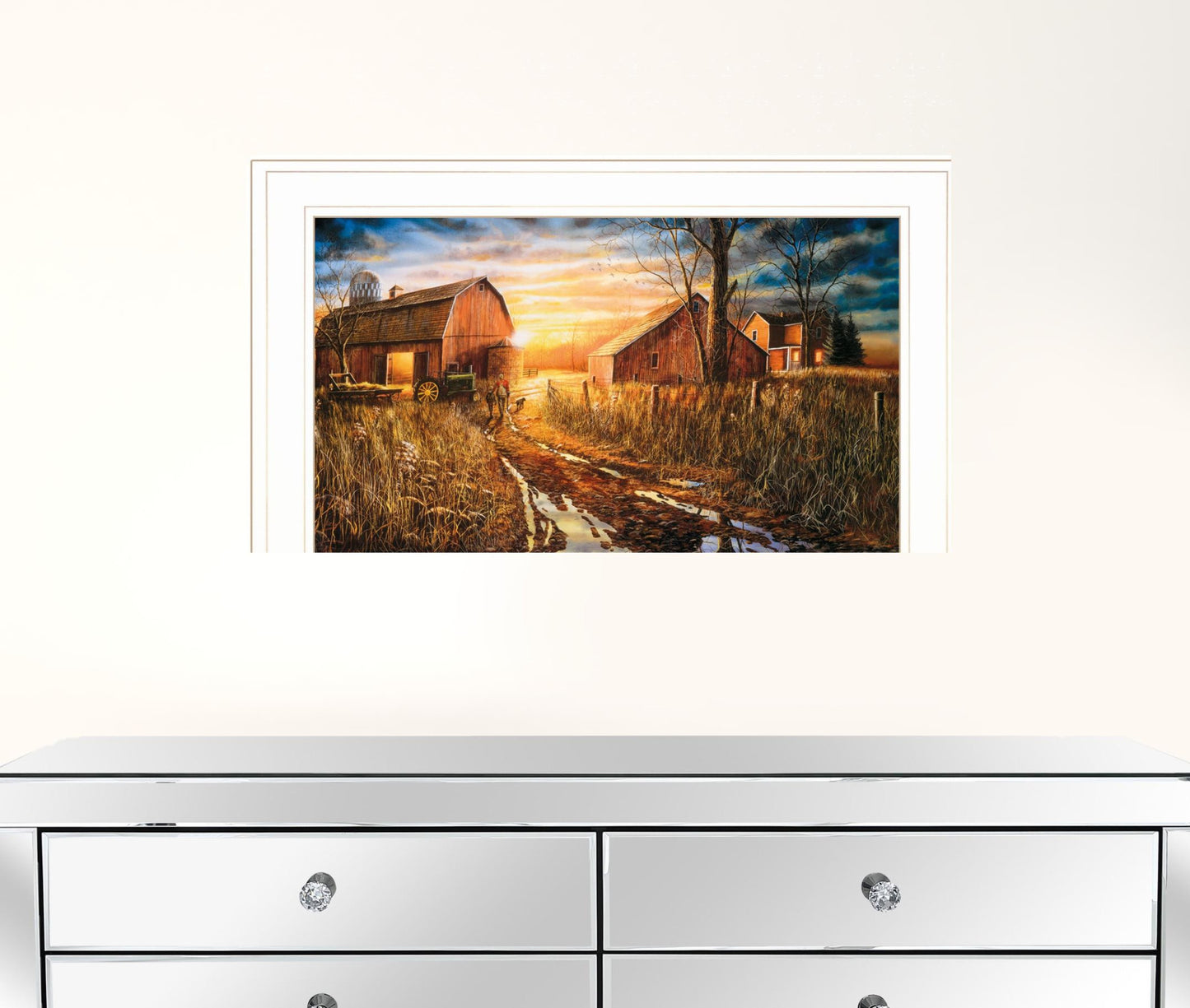 Days Not Forgotten Collection 1 White Framed Print Wall Art