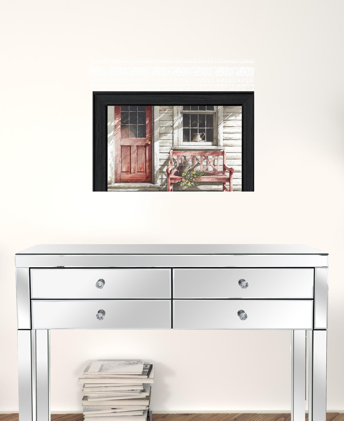 Fresh Cut Flowers 1 Black Framed Print Wall Art