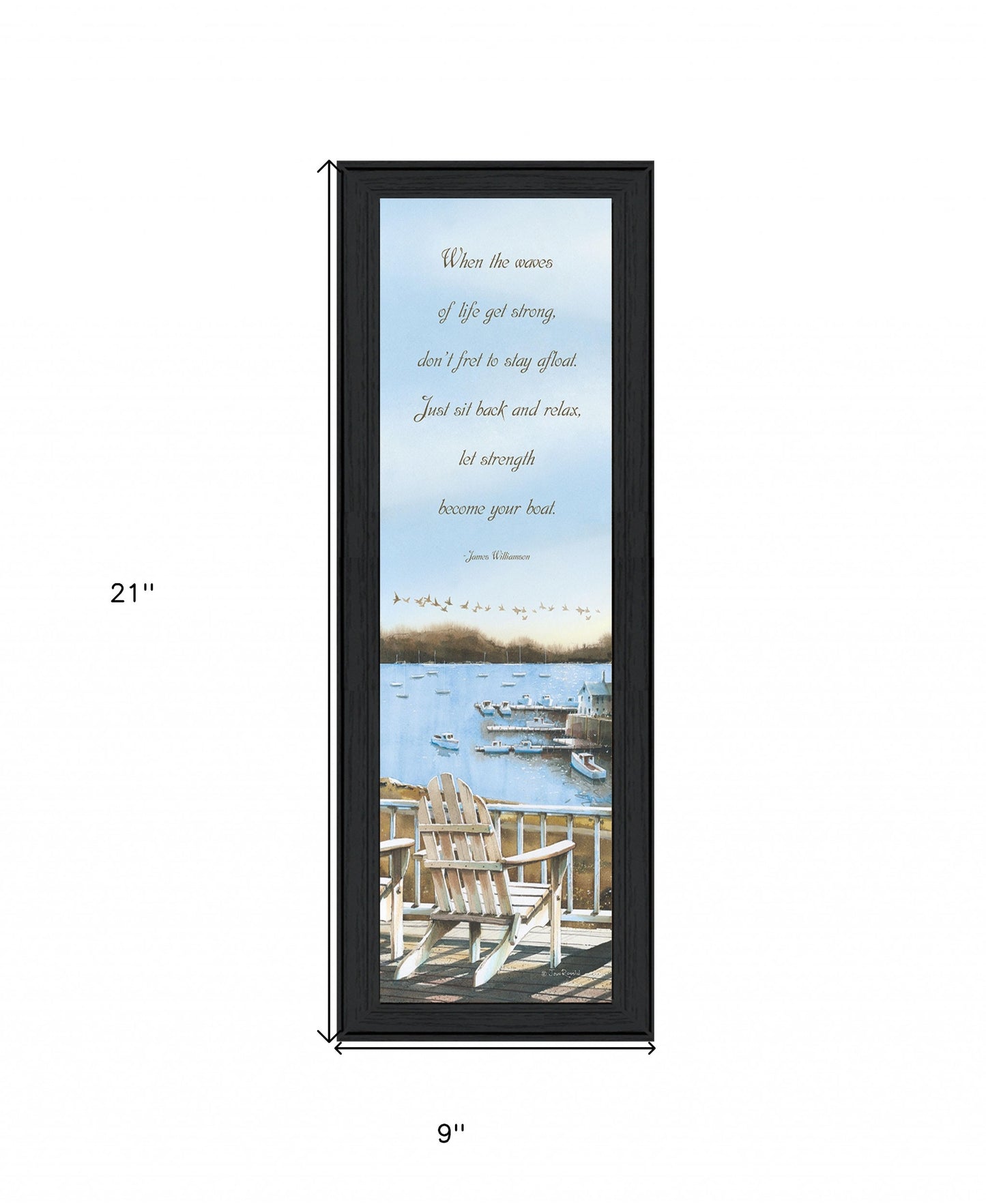 Strength 3 Black Framed Print Wall Art