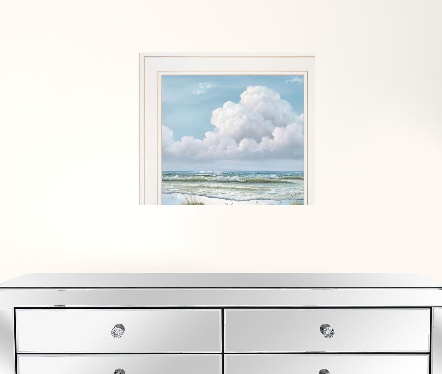 Beautiful Day II White Framed Print Wall Art