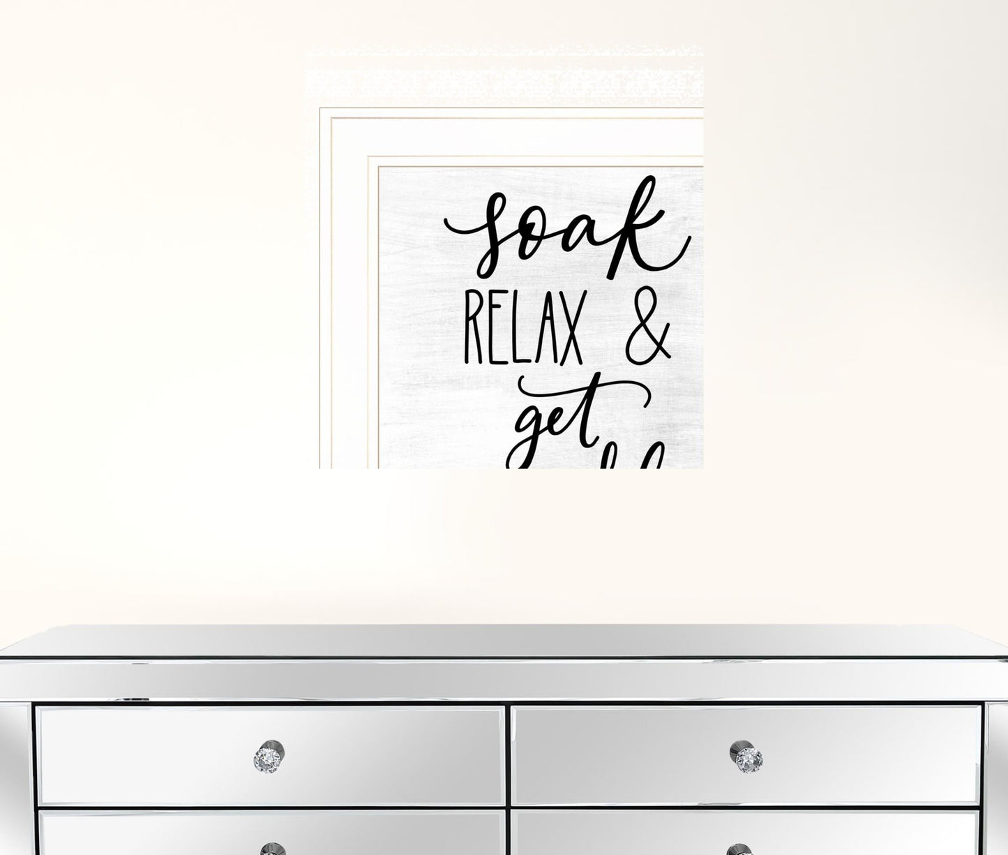 Lets Get Wrinkly 1 White Framed Print Wall Art