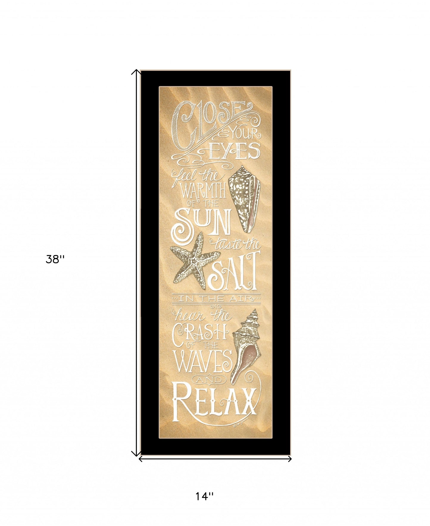Close Your Eyes 1 Black Framed Print Wall Art