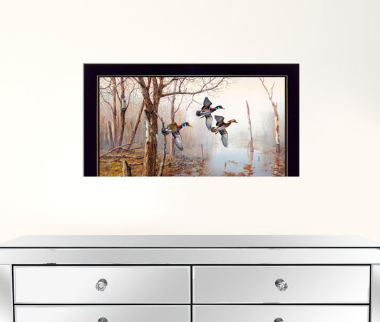 Backwater Black Framed Print Wall Art