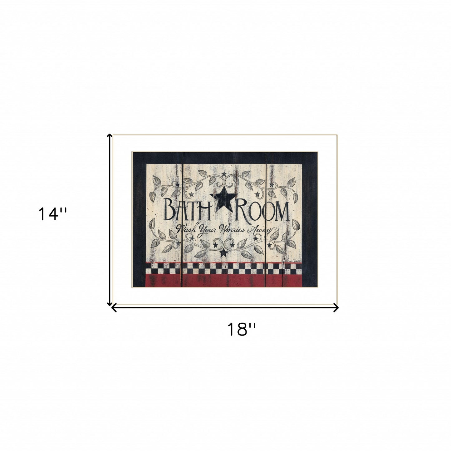 Bathroom 7 White Framed Print Wall Art