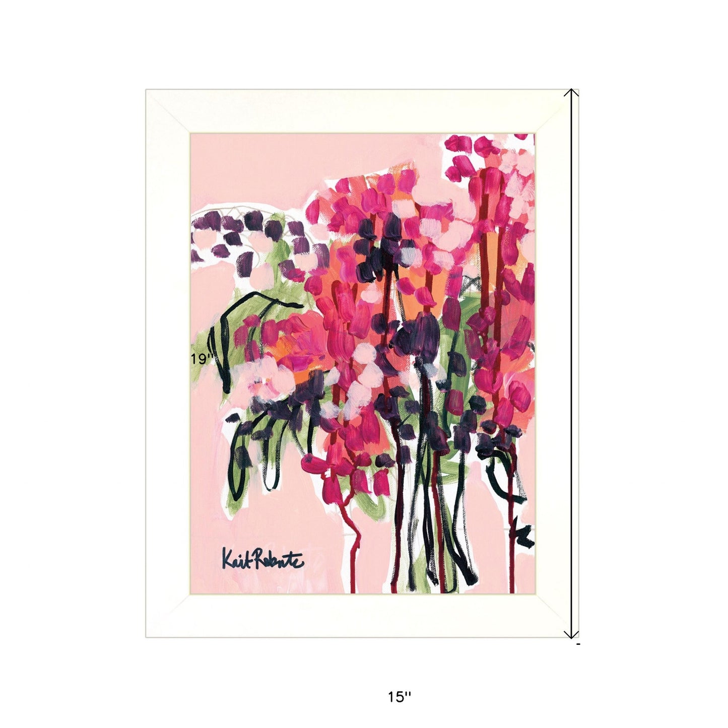 Picked In A Field In Maine White Framed Print Wall Art
