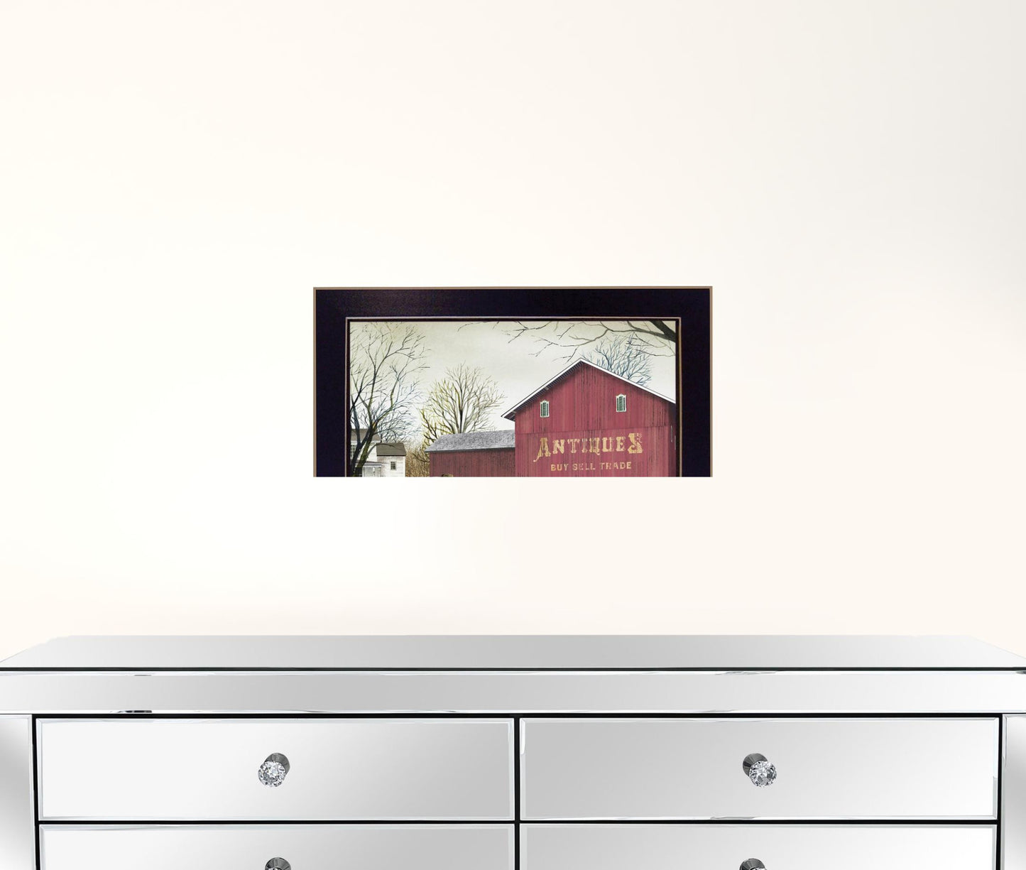 Antique Barn Black Framed Print Wall Art
