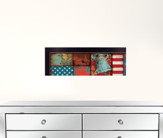 Freedom Black Framed Print Wall Art