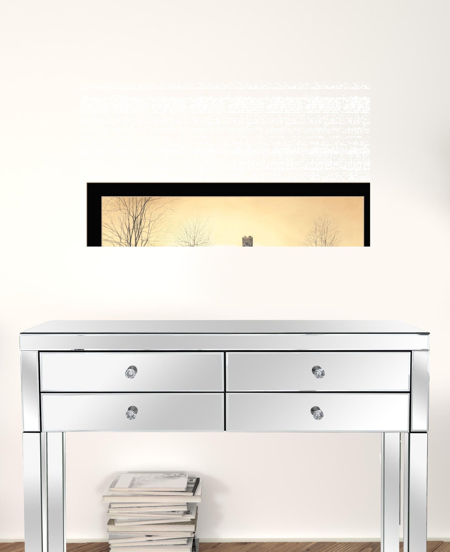 Rising Early 2 Black Framed Print Wall Art