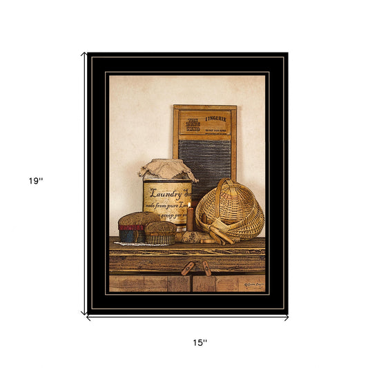 Laundry Soap 2 Black Framed Print Wall Art