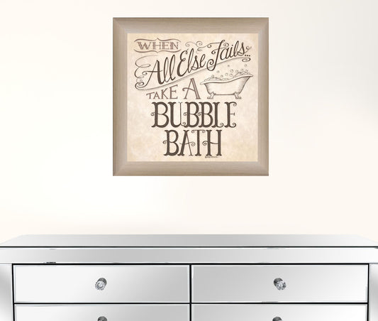 When All Else Fails 1 Brown Framed Print Wall Art
