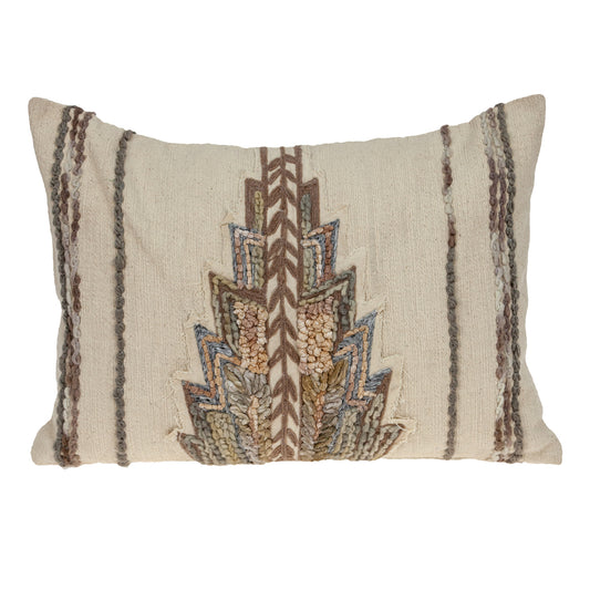 Langa Accent Beige Pillow Cover With Poly Insert