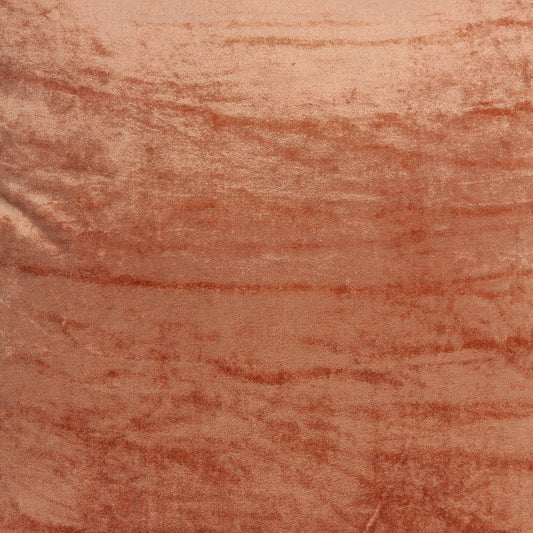 22 X 22 Orange Zippered Cotton Blend Throw Pillow