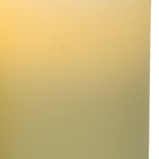 4" Ivory Flameless Pillar Candle