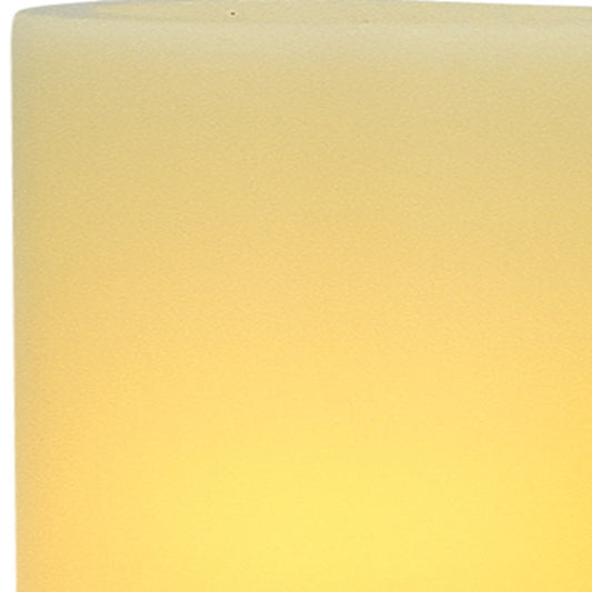 6" Ivory Flameless Pillar Candle
