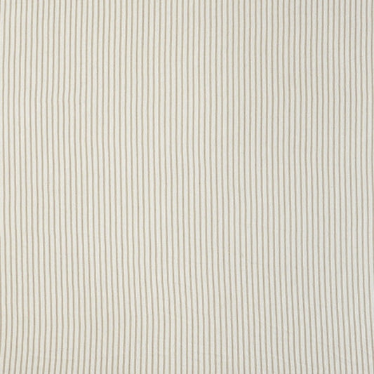 Brown and White Woven Cotton Striped Throw Blanket