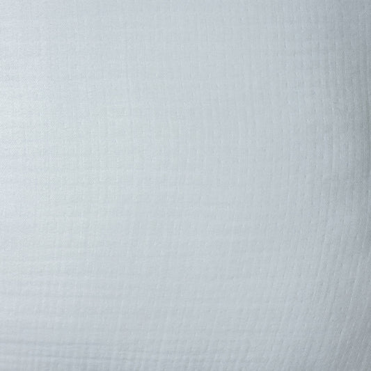 20" X 20" White And Blue 100% Cotton Zippered Pillow