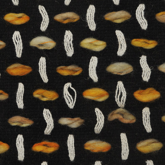 20" X 20" Black Gold And White Polyester And Cotton Blend Geometric Zippered Pillow