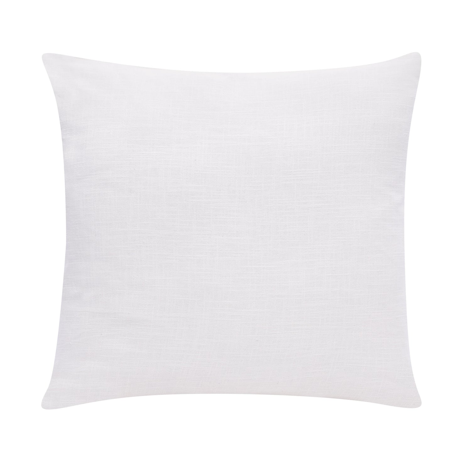 24" X 24" Brown Blue And Off-White 100% Cotton Abstract Zippered Pillow
