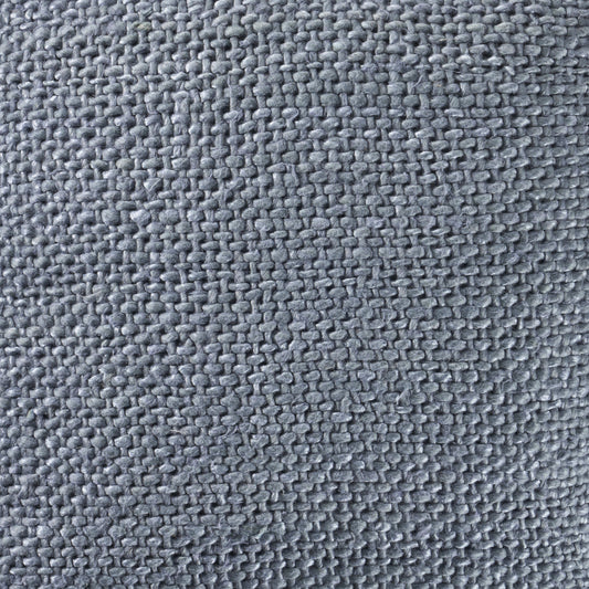 20" X 20" Frost Blue 100% Cotton Zippered Pillow