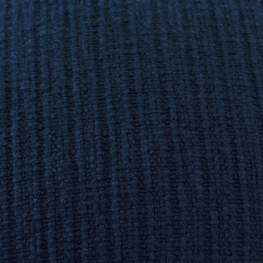 22" Navy Blue Cotton Pillow