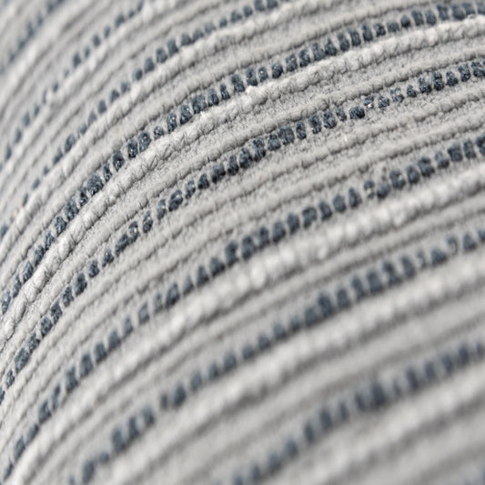 14" X 14" Gray Cotton Blend Pillow