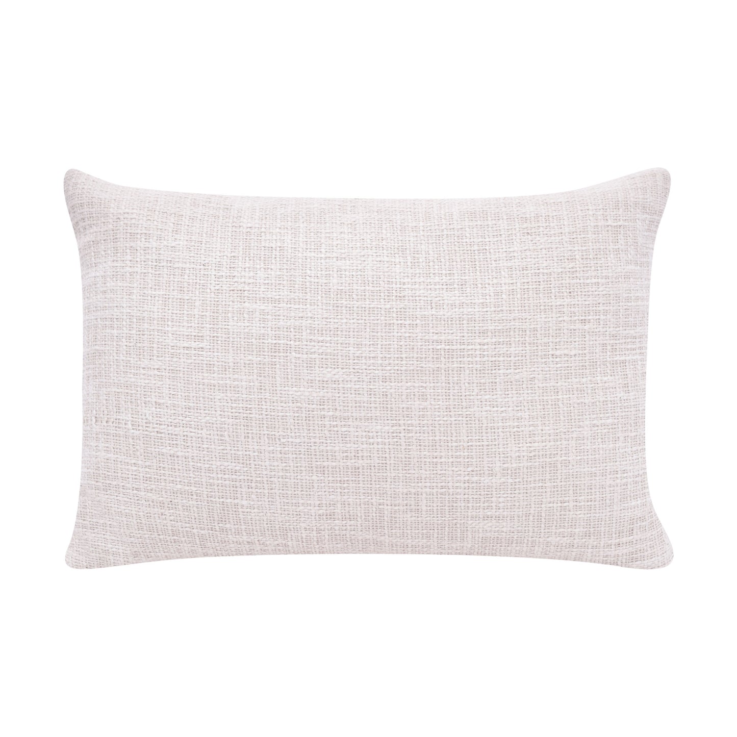 16" X 24" Black Ivory 100% Cotton Geometric Zippered Pillow