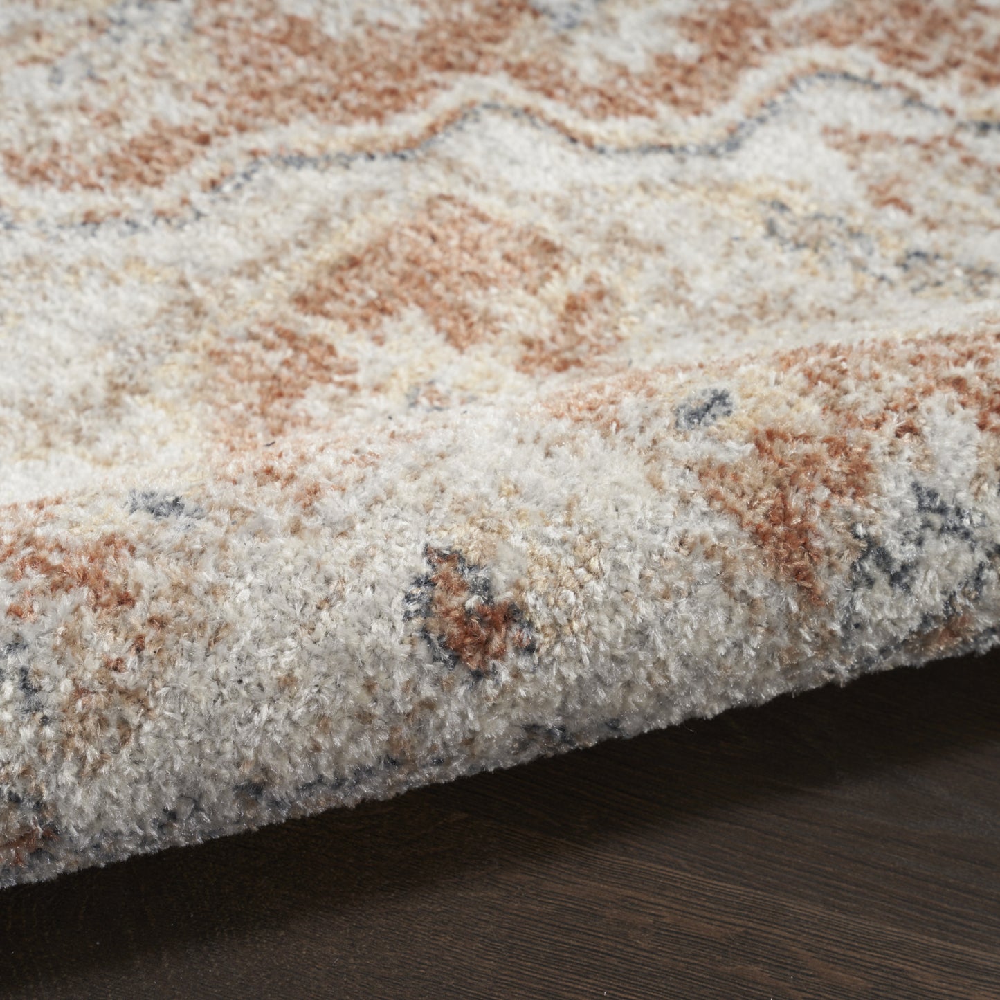 9' X 12' Gold Oriental Power Loom Area Rug