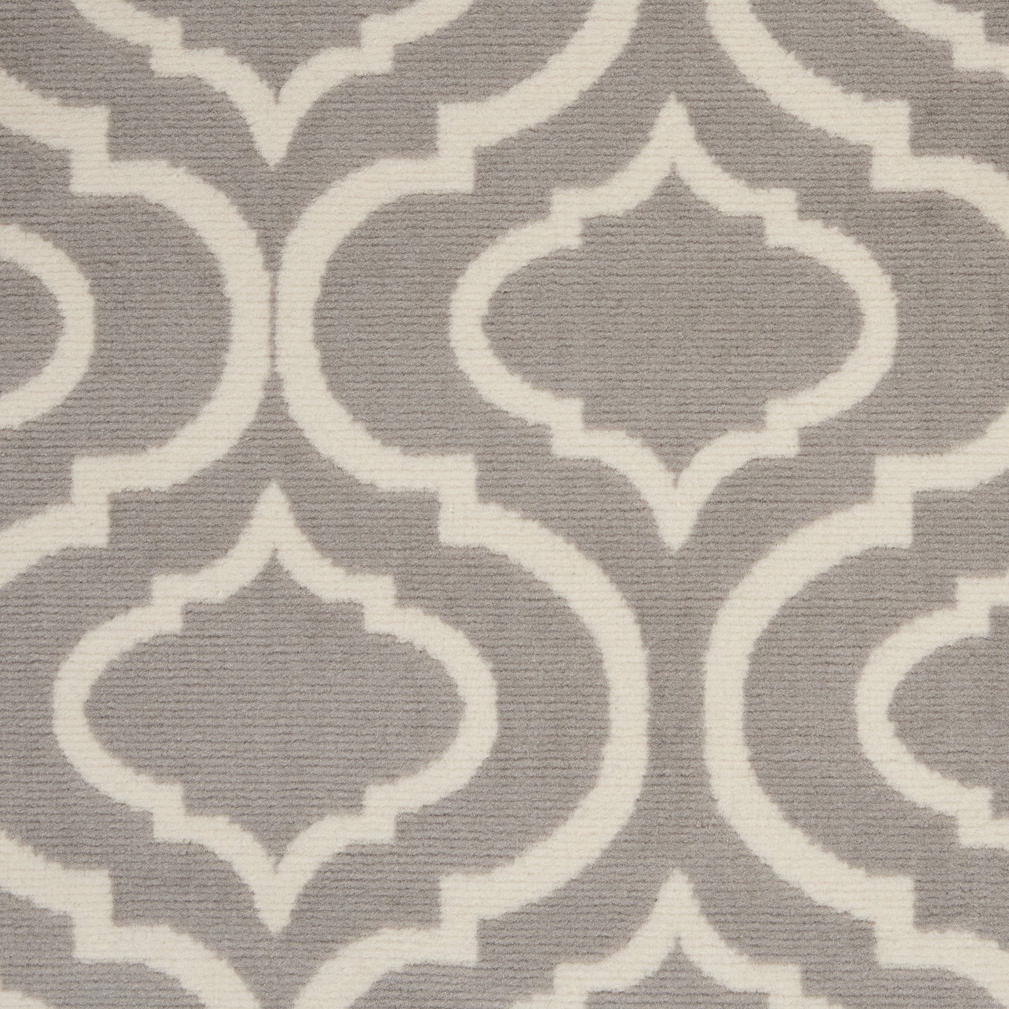 5' x 7' Gray Moroccan Power Loom Area Rug