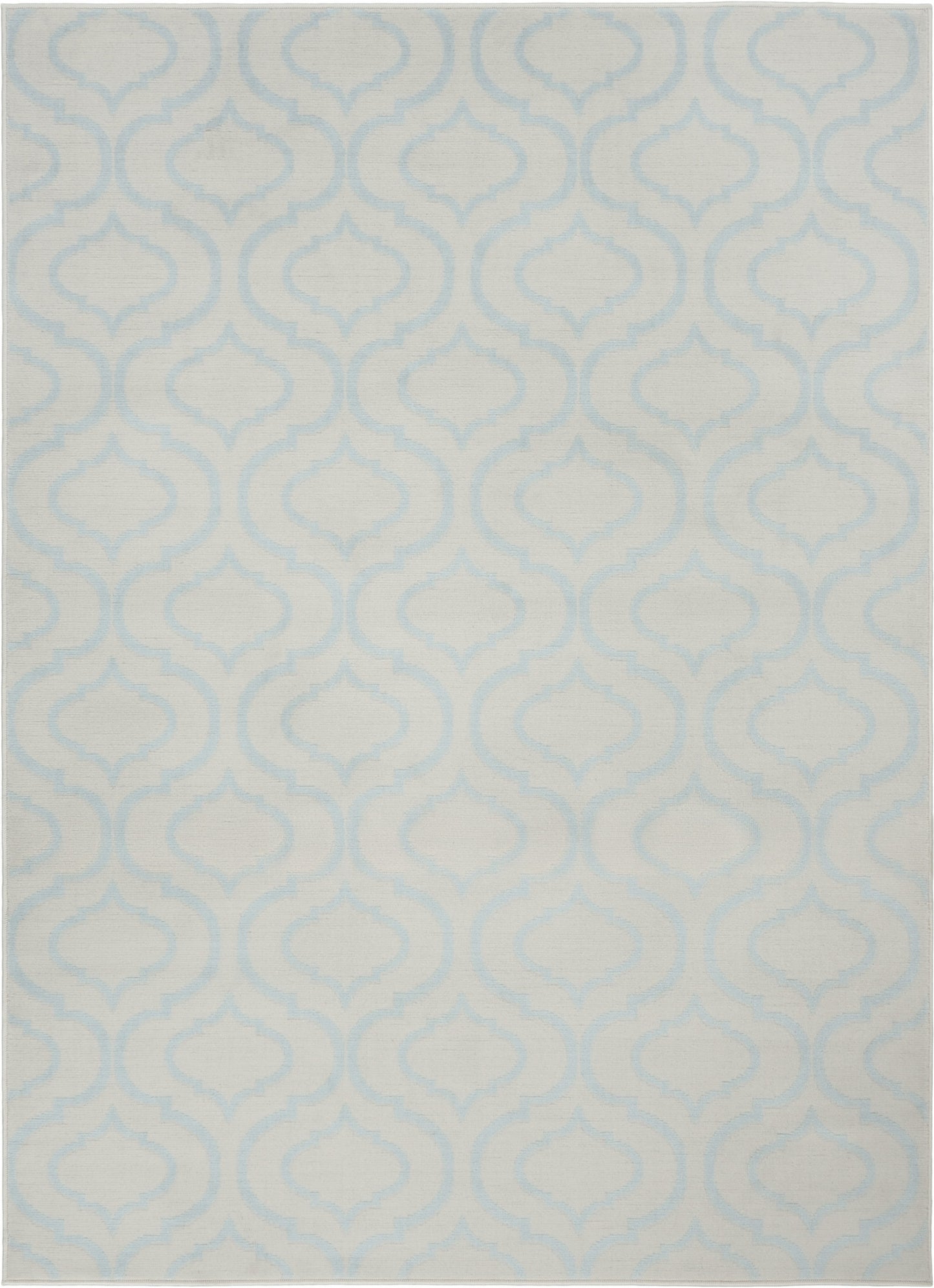 5' x 7' Gray Moroccan Power Loom Area Rug