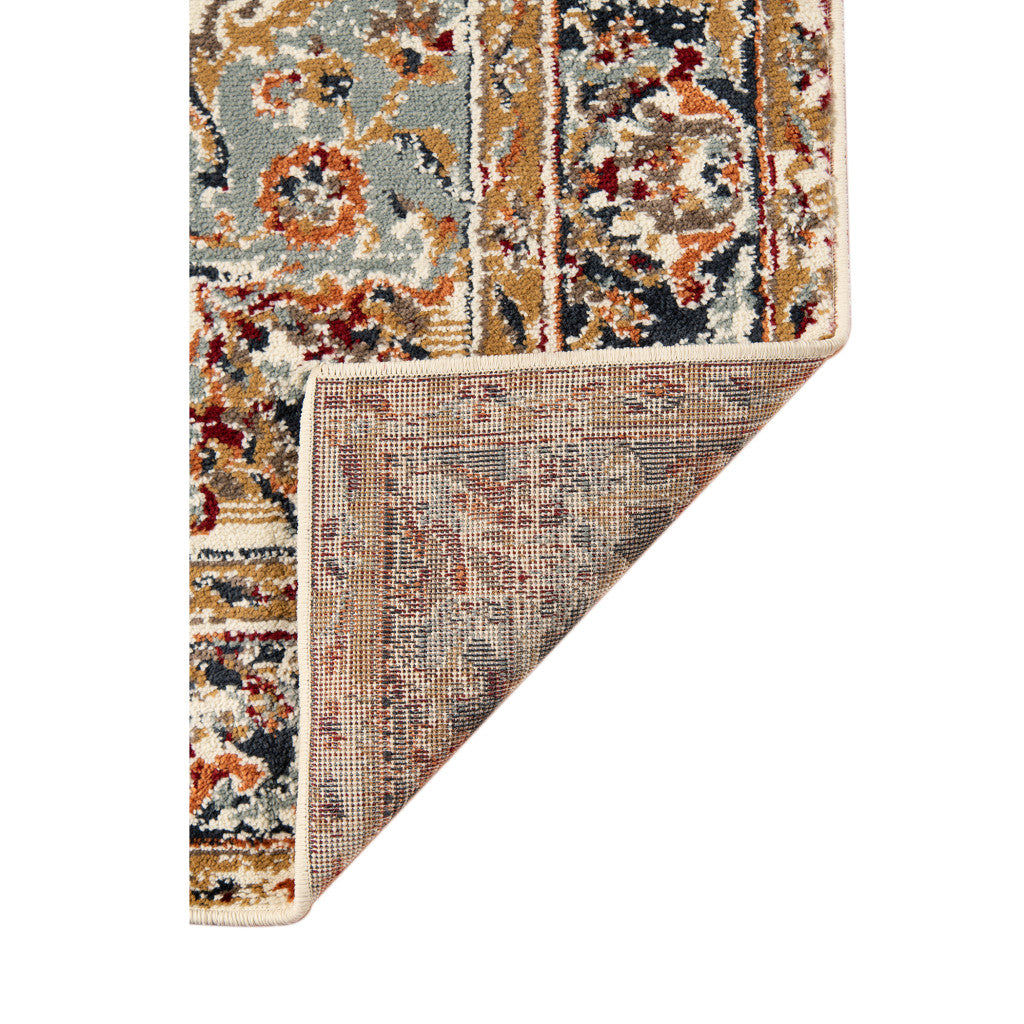 2' x 3' Ivory Medallion Power Loom Area Rug