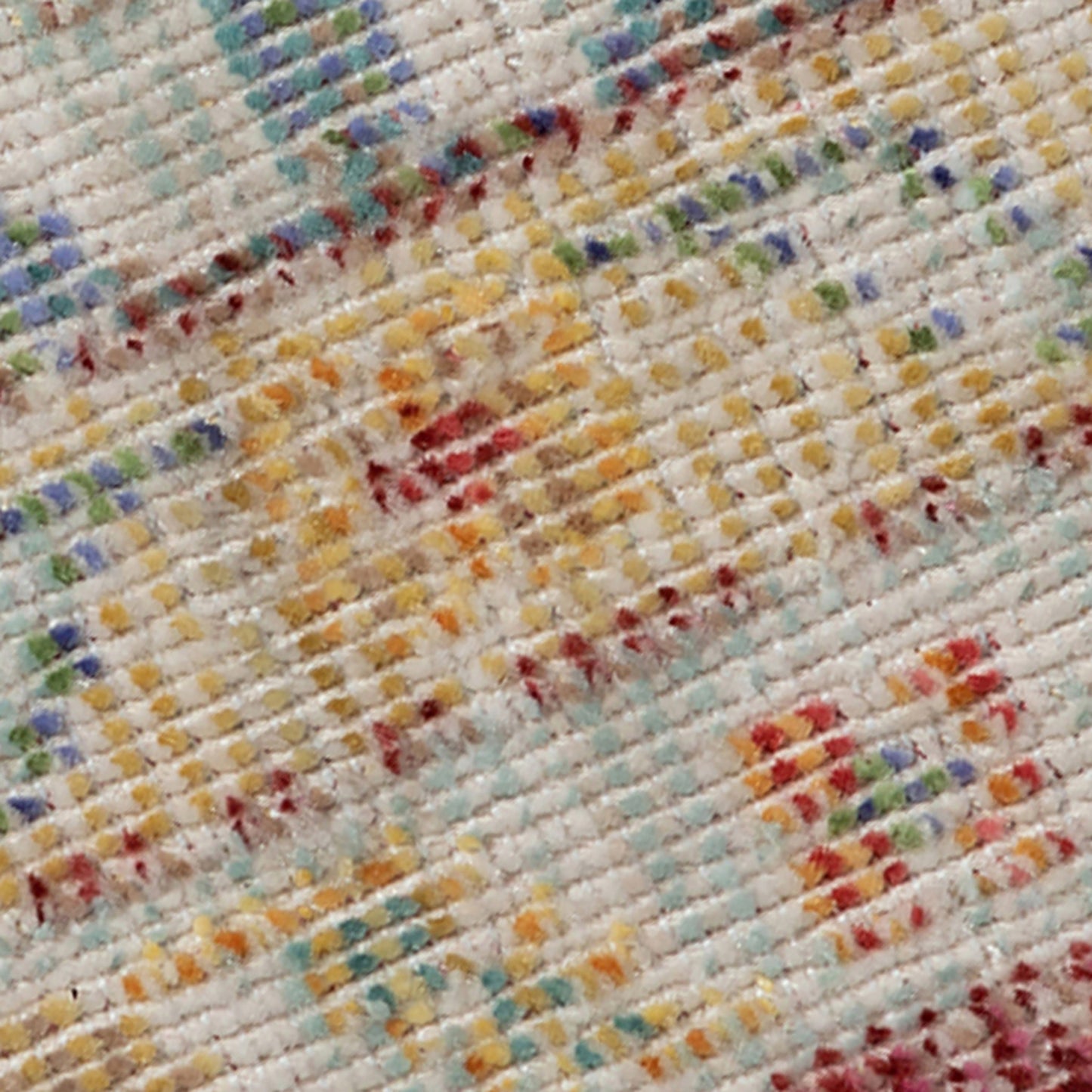 5' x 7' Red Medallion Power Loom Area Rug