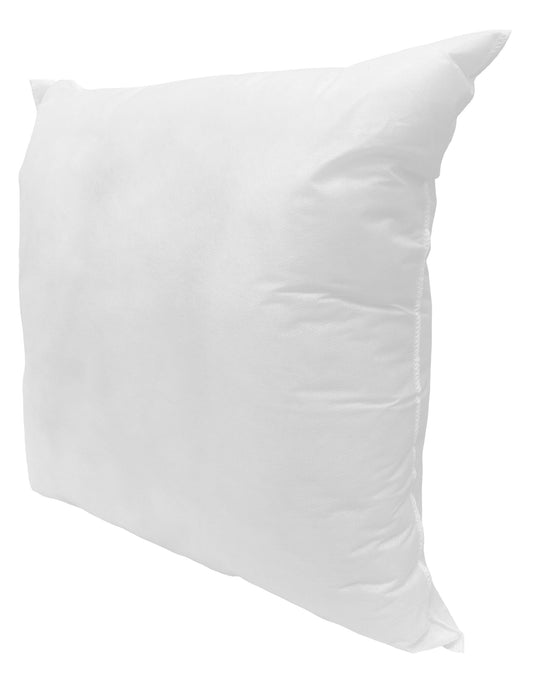 20" X 20" White Polyester Blown Seam Pillow Insert