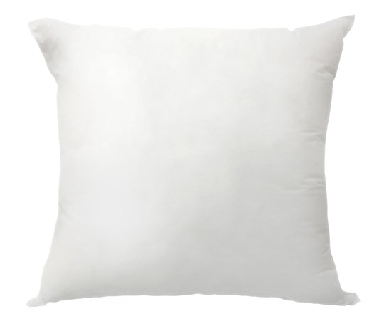 20" X 20" White Polyester Blown Seam Pillow Insert