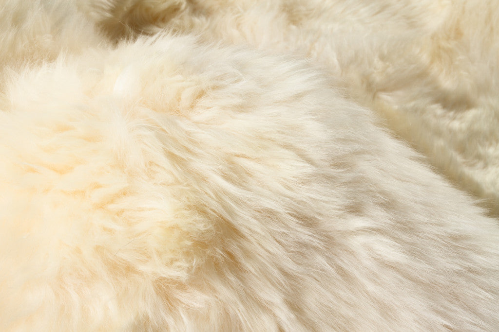6' x 7' Gold Sheepskin Handmade Area Rug