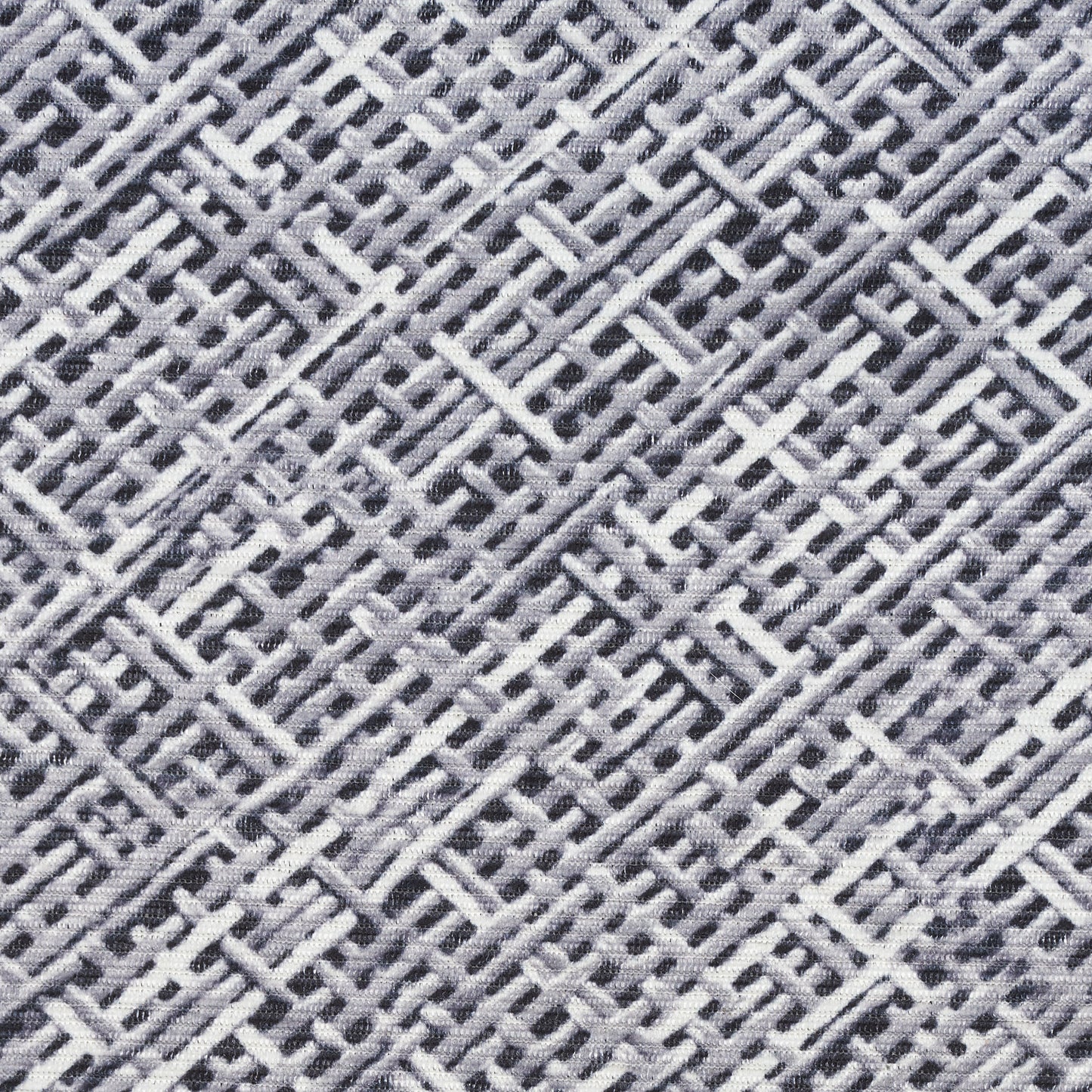 6' x 9' Gray and Ivory Abstract Power Loom Washable Non Skid Area Rug