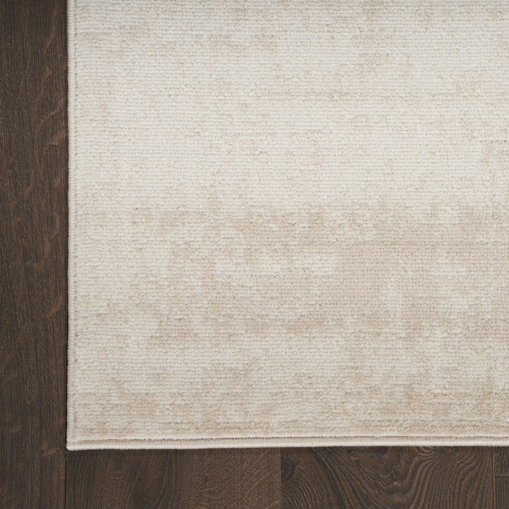 5' x 7' Cream Abstract Area Rug