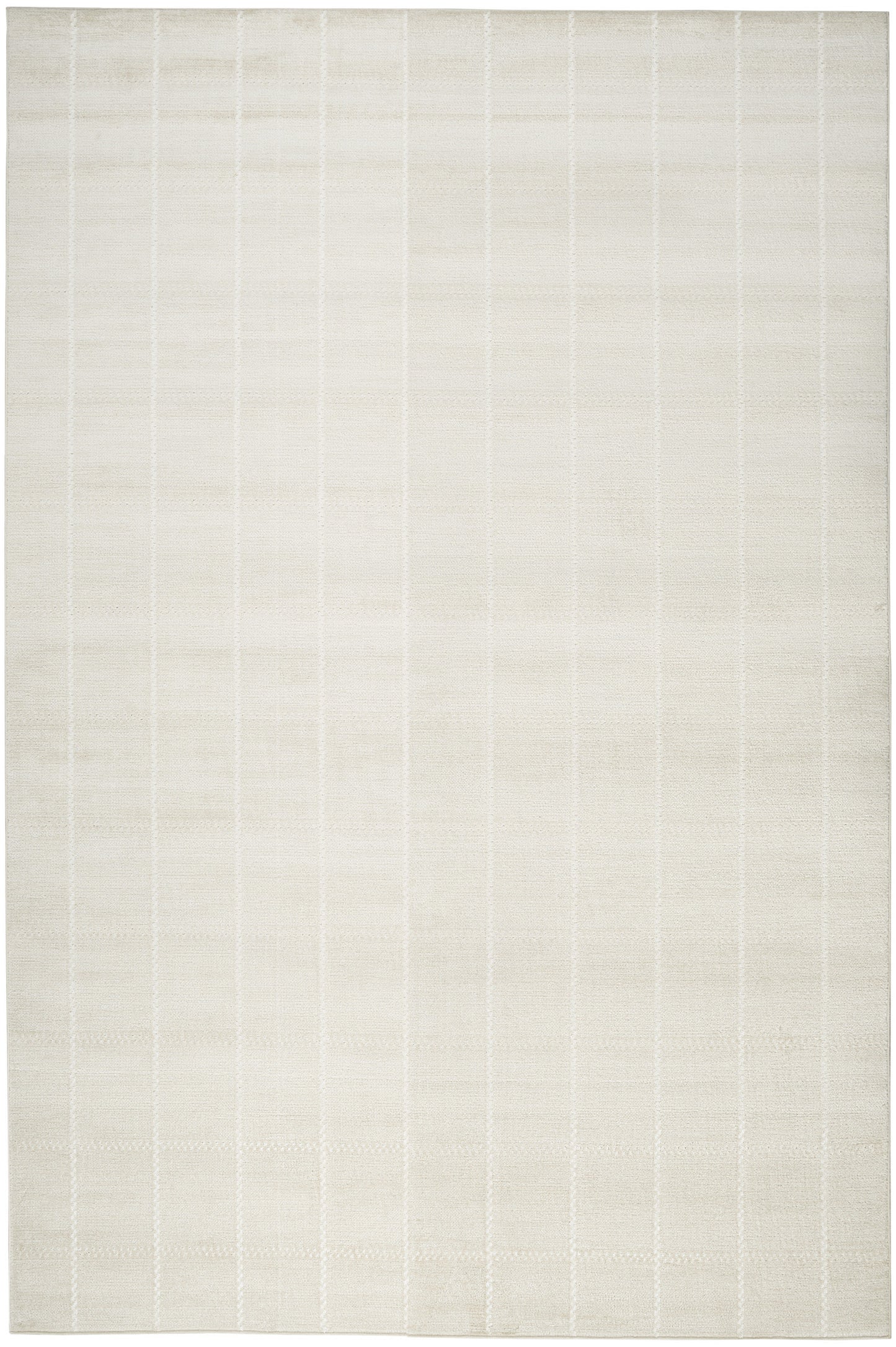 5' x 7' Cream Geometric Area Rug