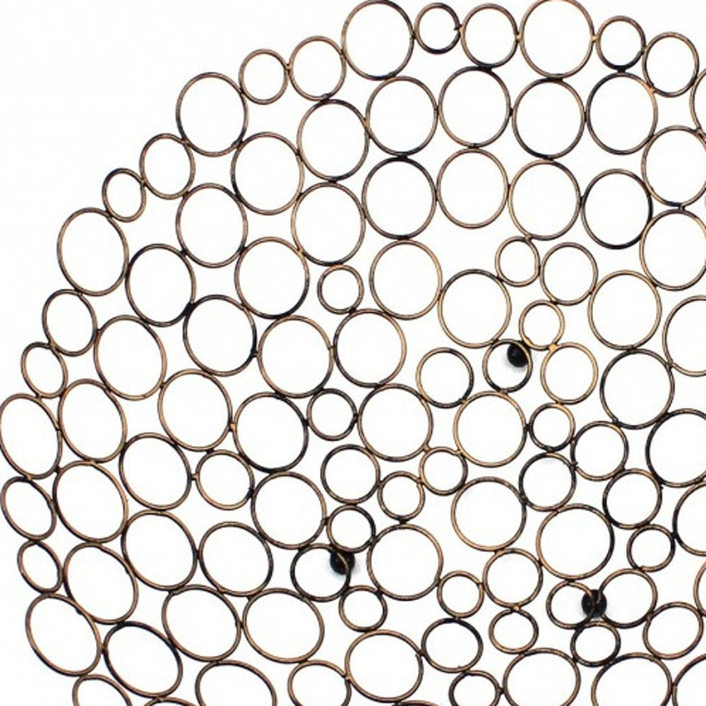 18.5 X 18.5 X 4.5 Bronze Decorative Metal Tray