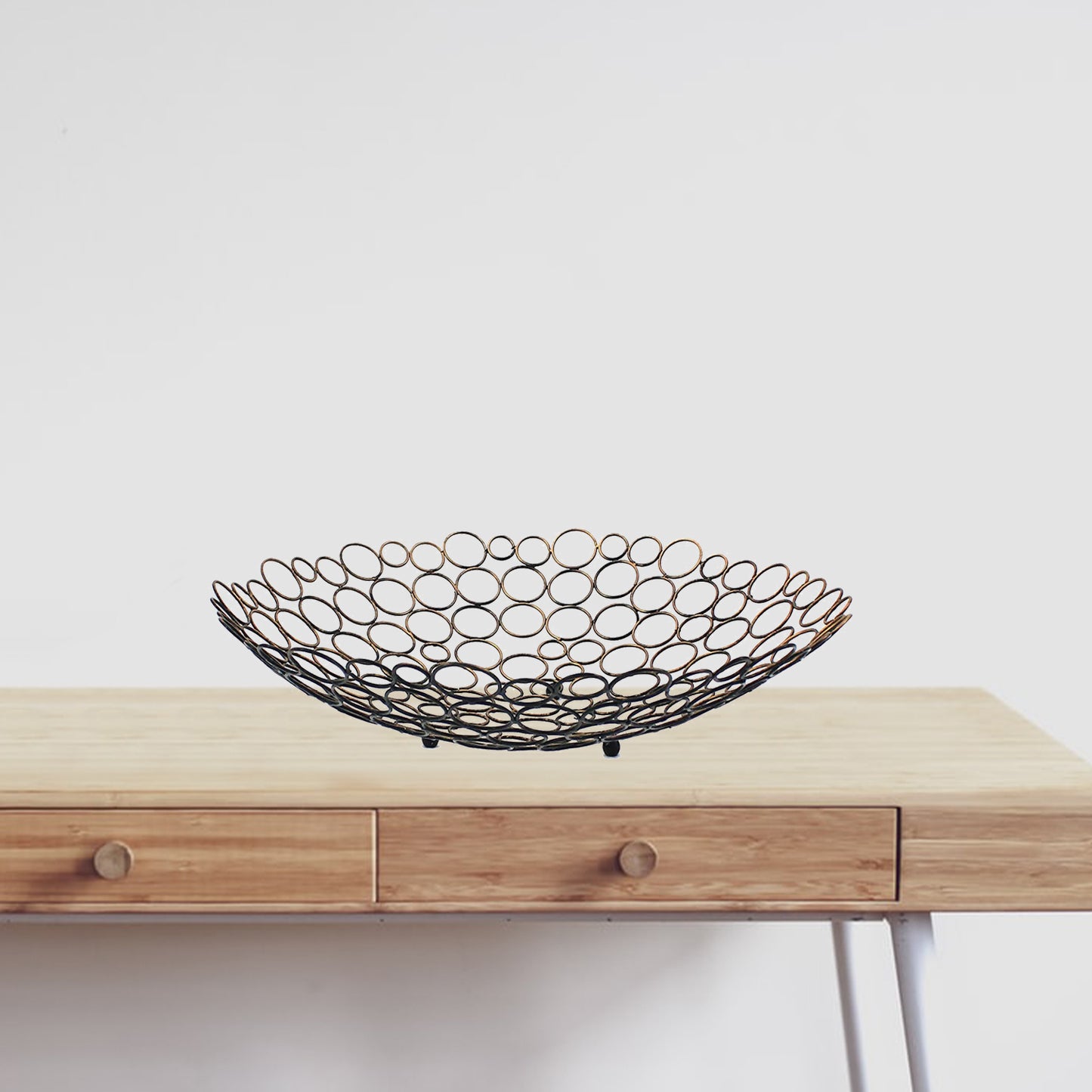 18.5 X 18.5 X 4.5 Bronze Decorative Metal Tray