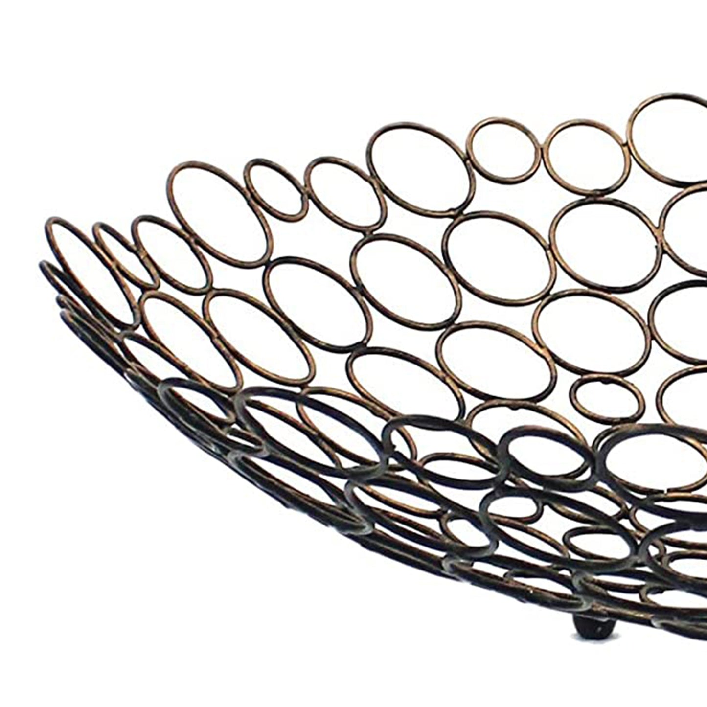 18.5 X 18.5 X 4.5 Bronze Decorative Metal Tray
